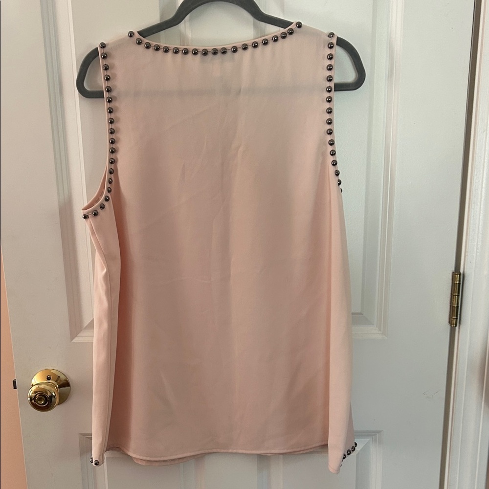 Alfani Blush Studded Tank Top - Picture 3 of 4